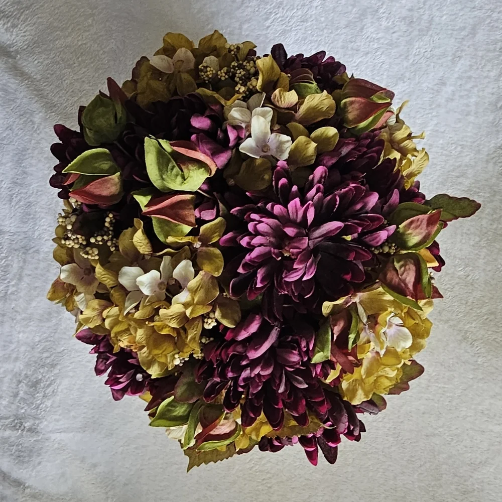 Autumn Floral Pumpkin Light Up Arrangement